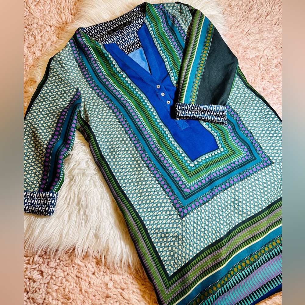 Zara Moroccan Tunic Silky Top
